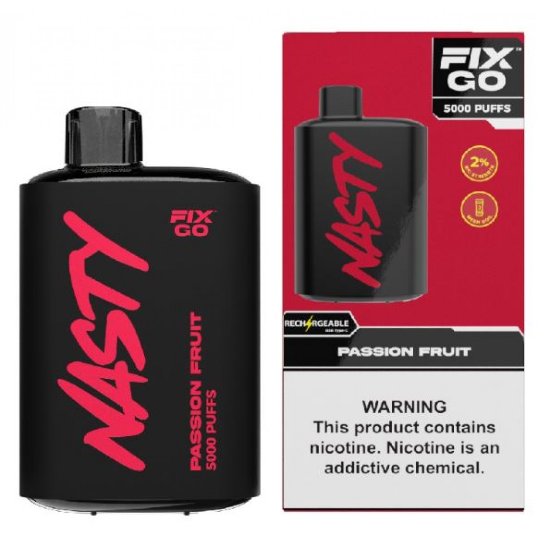 Nasty Fix Go 5000 Passion Fruit