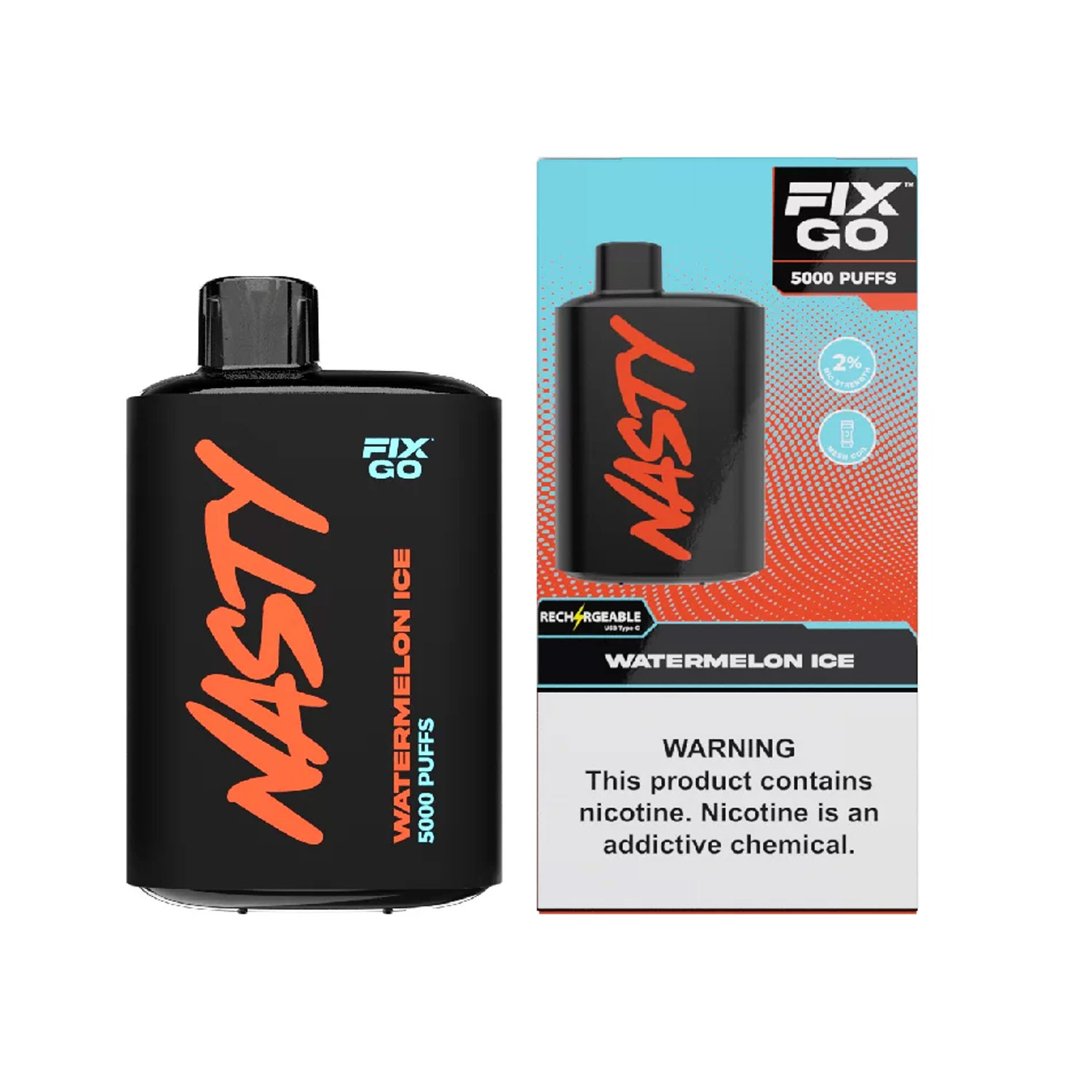 Nasty Fix Go Watermelon Ice 5000 Puff