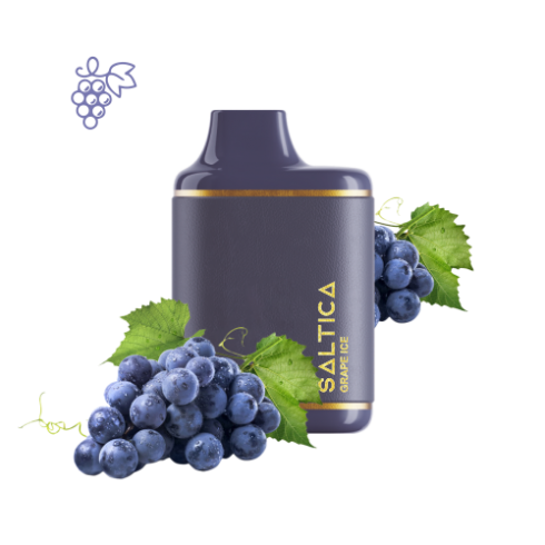 Saltica Leather 7000 Grape Ice Disposable Vape Bar