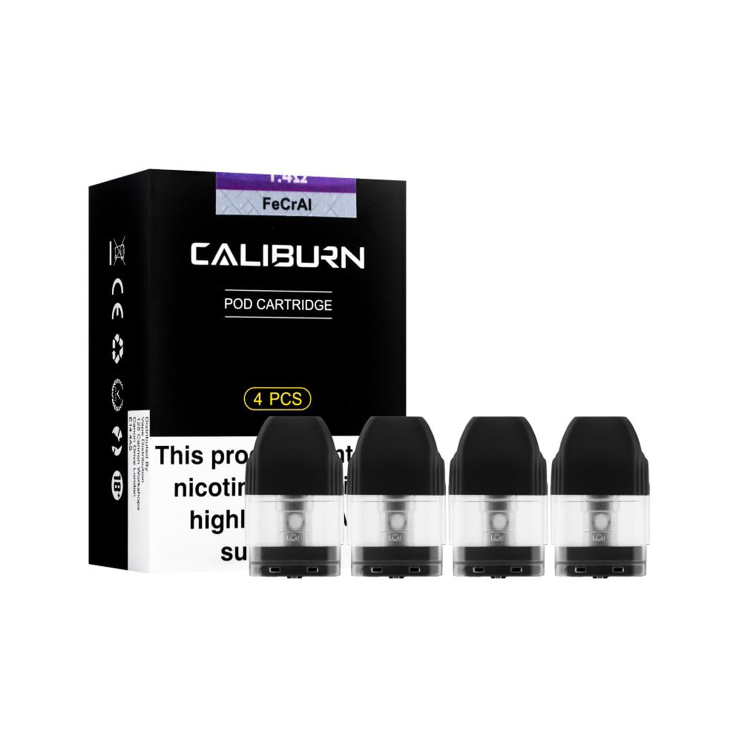 Uwell Caliburn Kartuş 2 Ml 4'Lü Paket